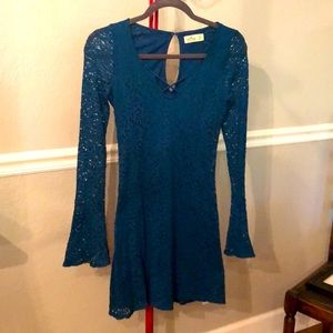 Hollister, Dress, XS, teal